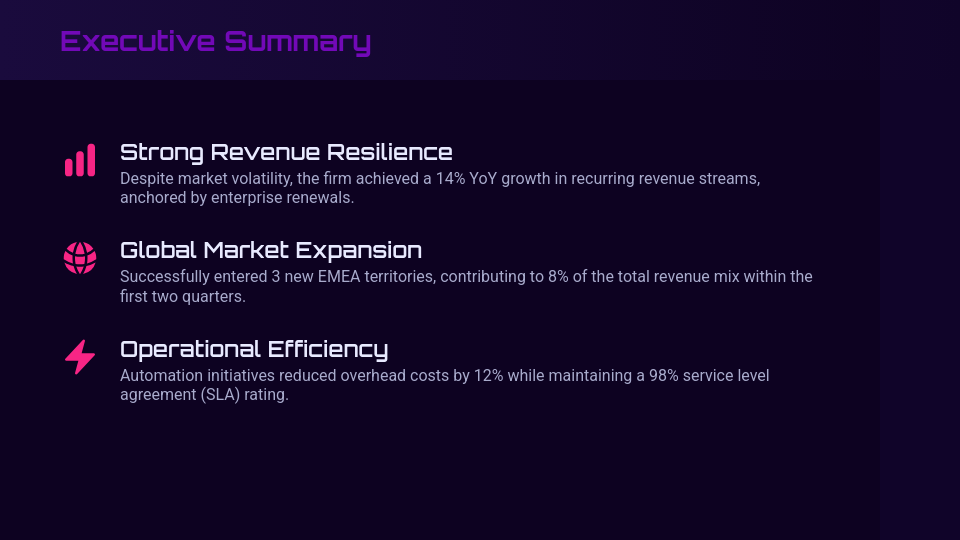 Corporate Annual Strategy and Performance Review