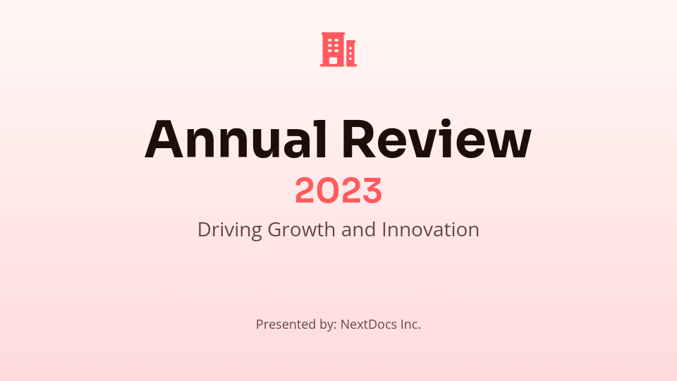 Strategic Annual Performance Review