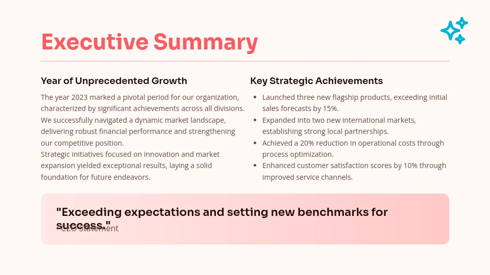Strategic Annual Performance Review