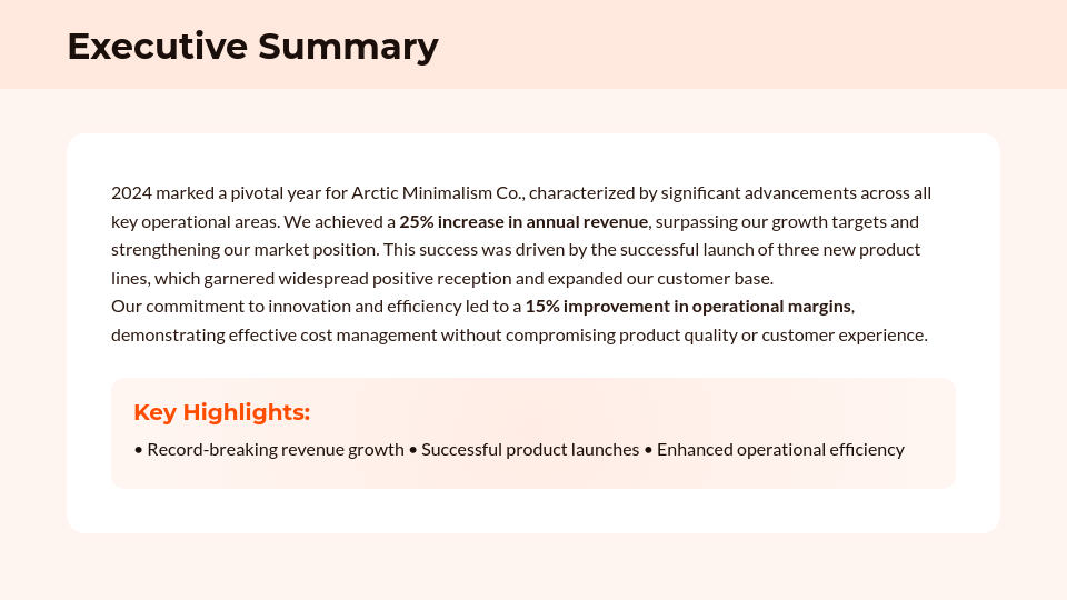 Annual Strategic Review & Performance Roadmap