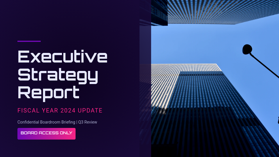 Quarterly Executive Board Strategic Review