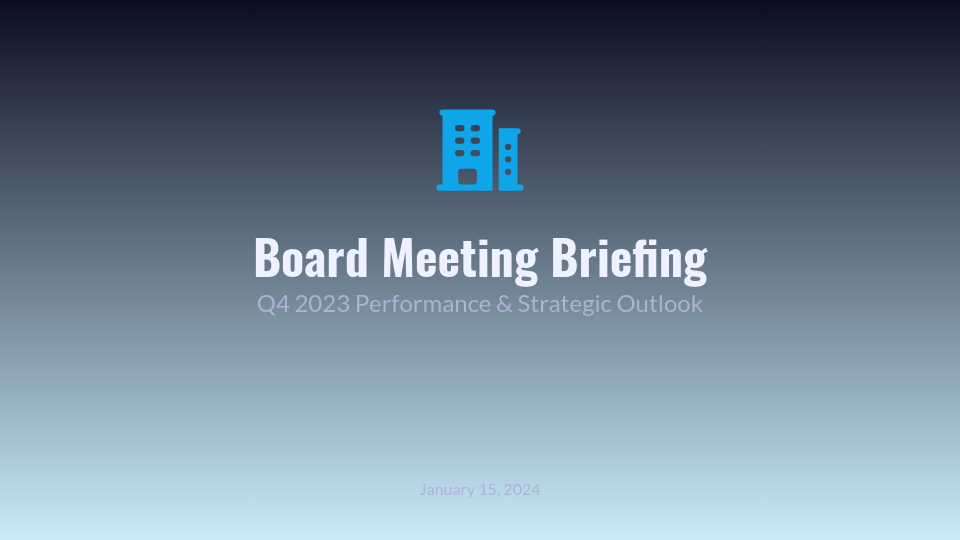 Quarterly Executive Board Review