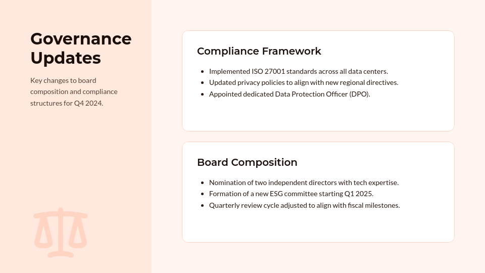 Strategic Board Governance Review