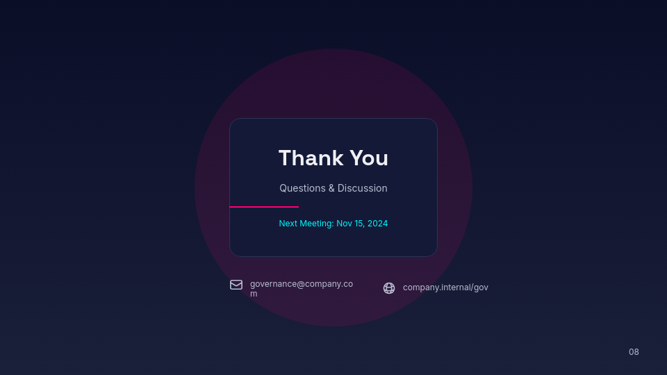 Quarterly Board Advisory & Strategic Review