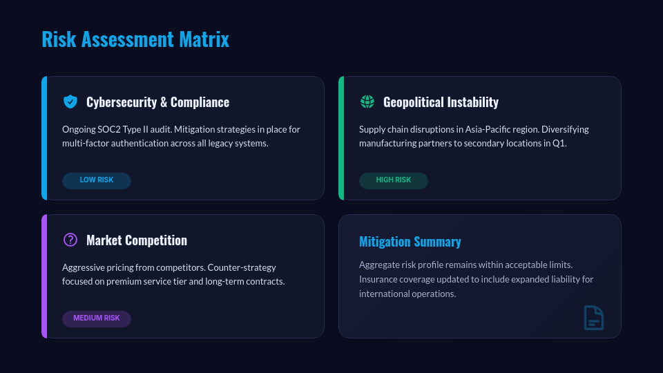 Quarterly Strategic Board Performance Review