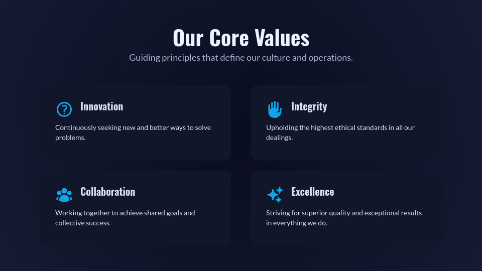 Modern Enterprise Performance Brief