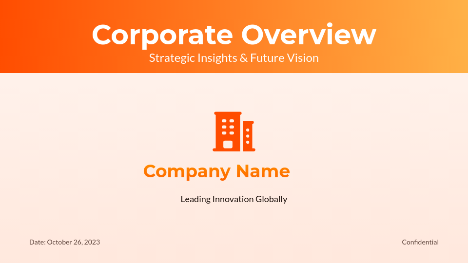 Strategic Corporate Profile & Growth Roadmap
