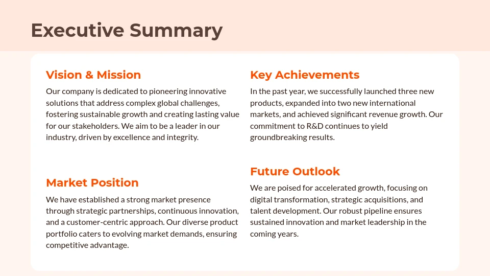 Strategic Corporate Profile & Growth Roadmap