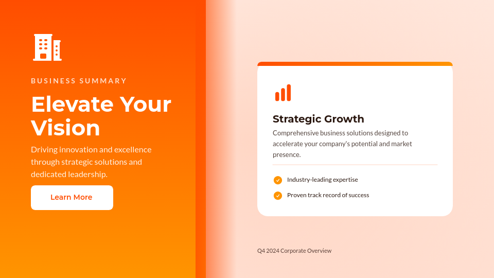 Strategic Business Profile Summary