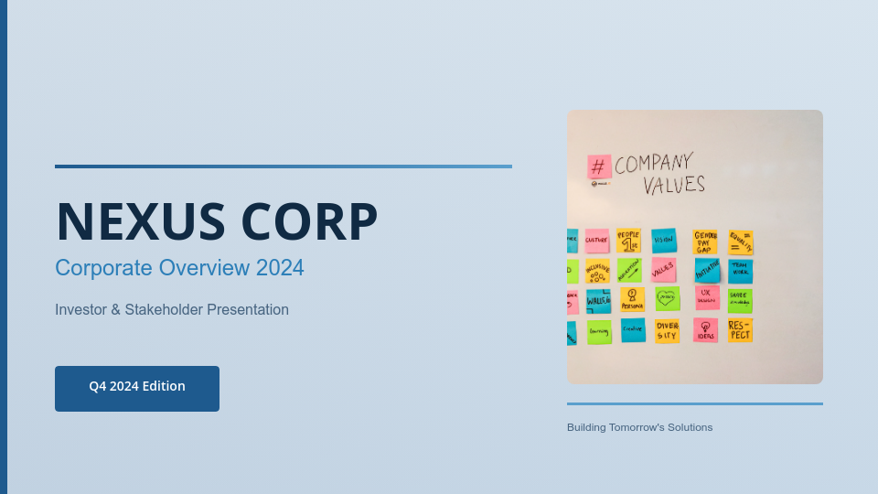 Strategic Executive Business Profile