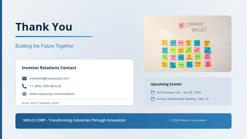 Strategic Executive Business Profile