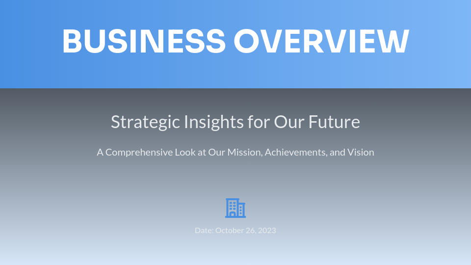 Professional Corporate Identity Summary