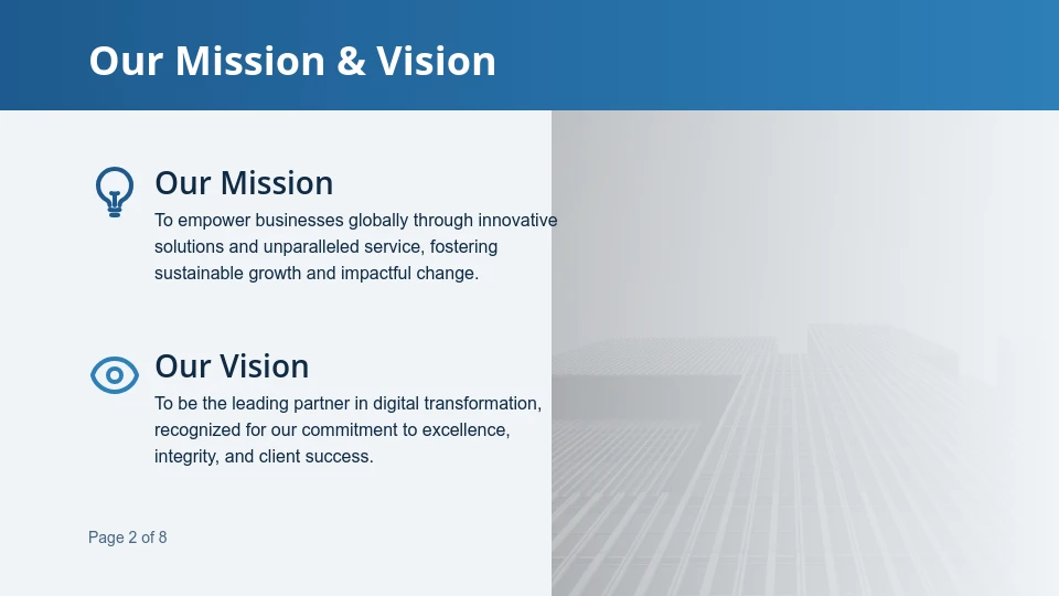 Modern Enterprise Profile & Growth Vision