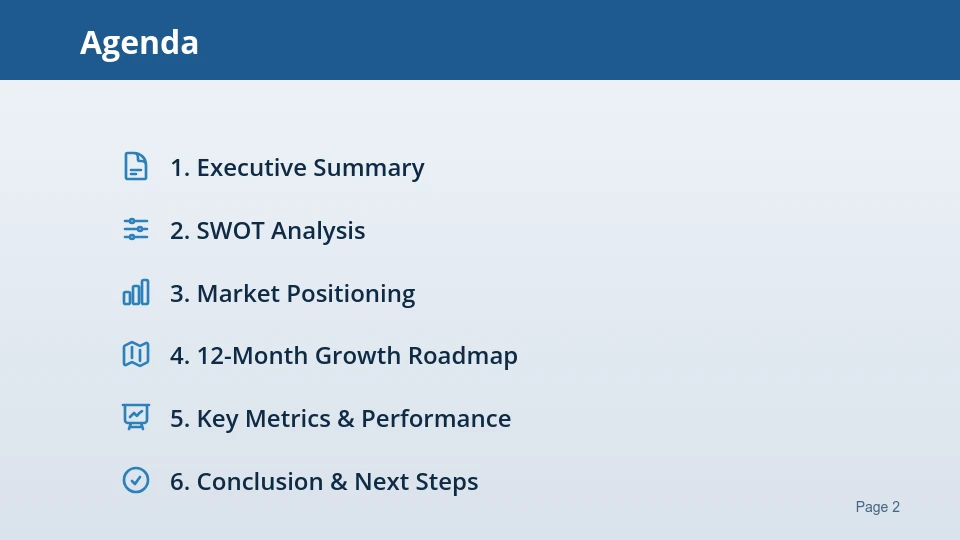 Strategic Business Growth Roadmap