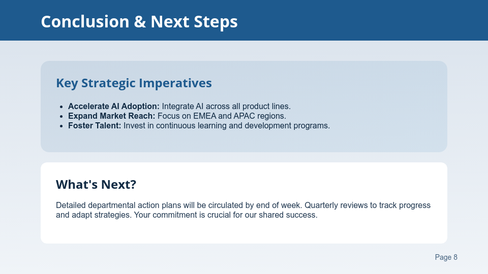 Strategic Business Growth Roadmap