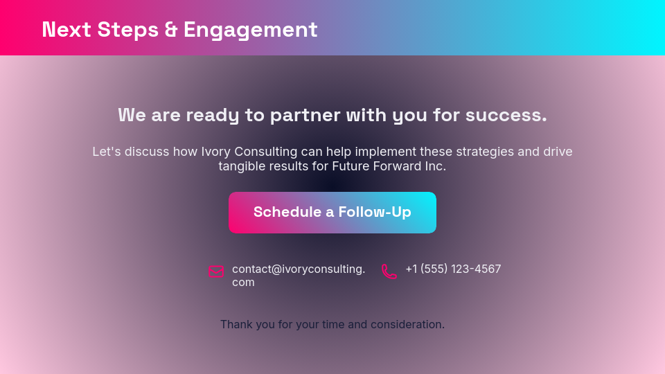 Strategic Business Advisory Roadmap