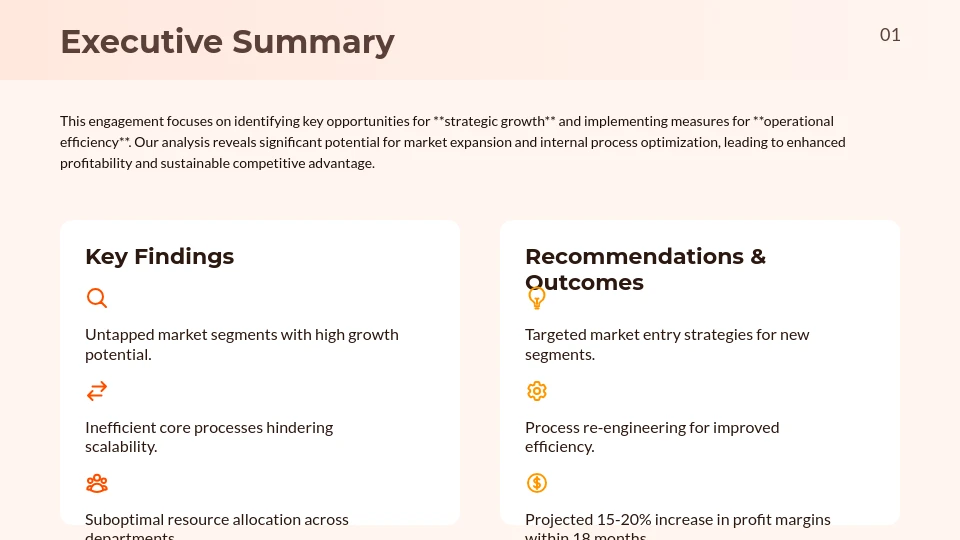 Strategic Advisory and Growth Frameworks