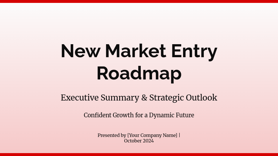 Market Entry Expansion Strategy