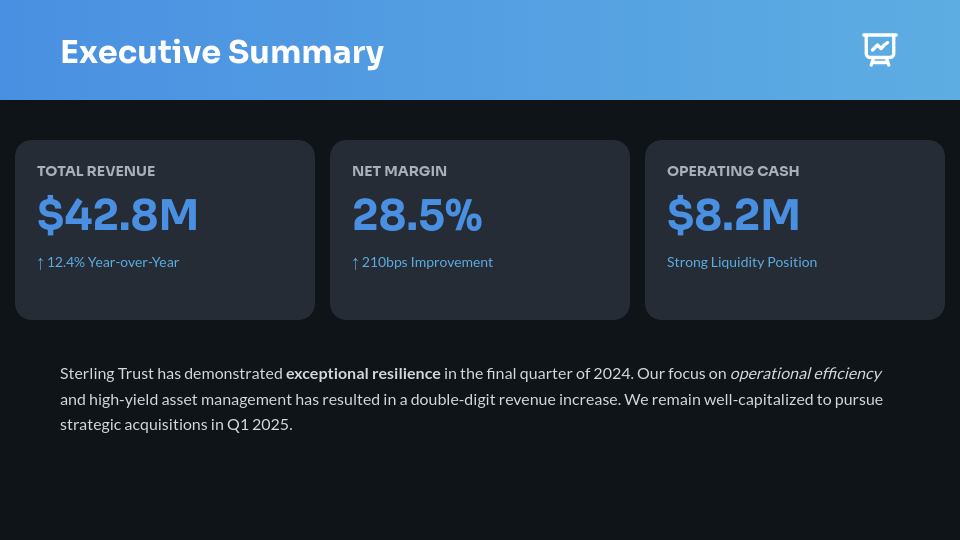 Strategic Quarterly Fiscal Review