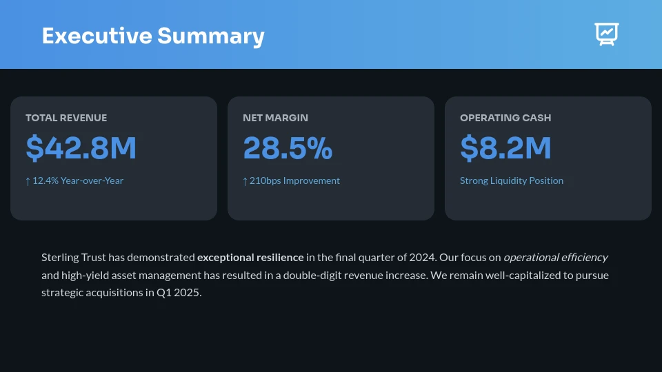 Strategic Quarterly Fiscal Review