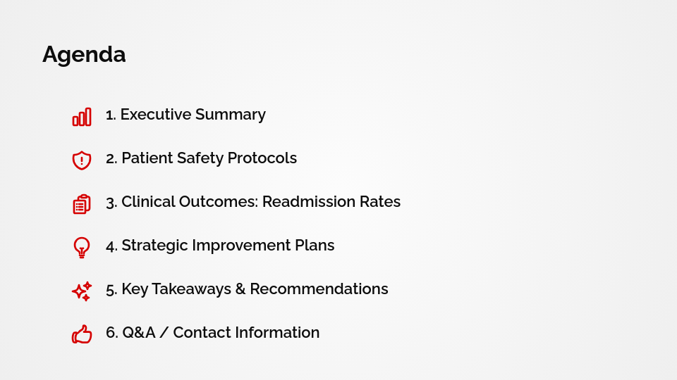 Patient Care Quality and Safety Report