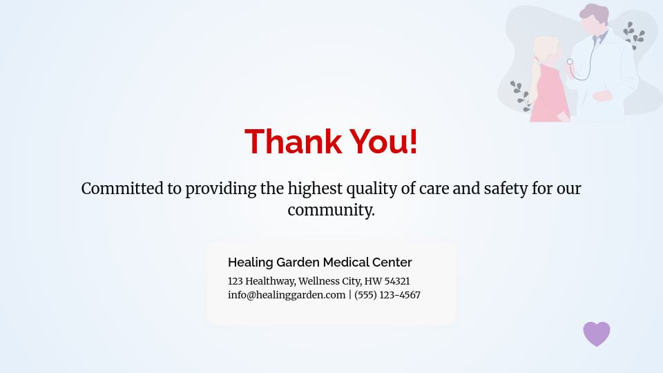 Patient Care Quality and Safety Report