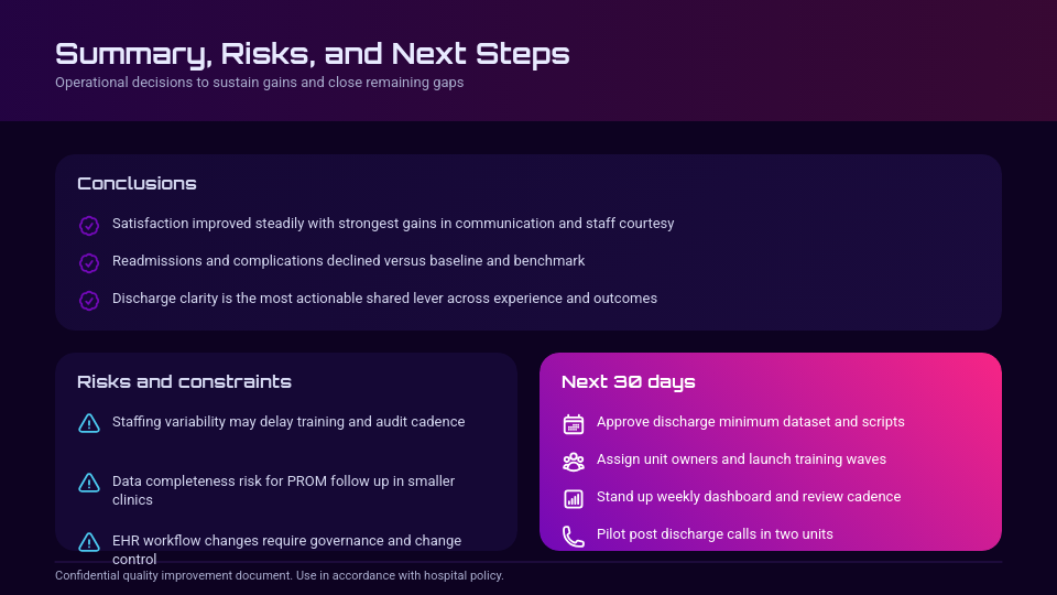 Modern Patient Care Strategy & Outcomes
