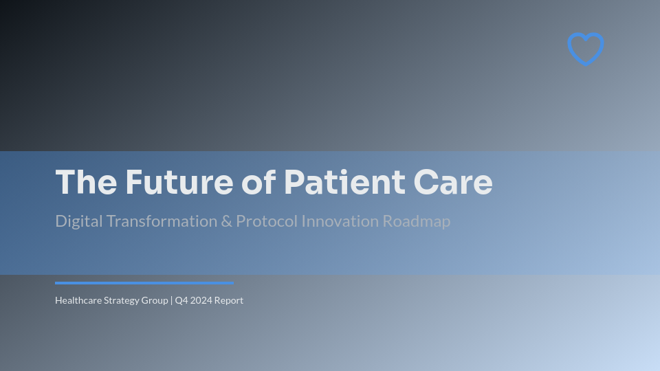 Modern Healthcare Innovation Roadmap