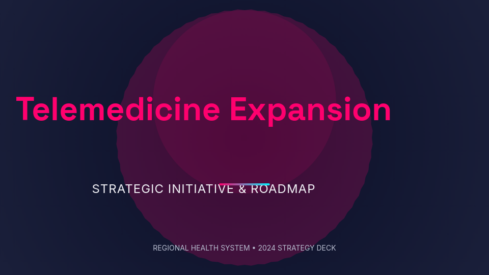 Telemedicine Service Expansion Strategy
