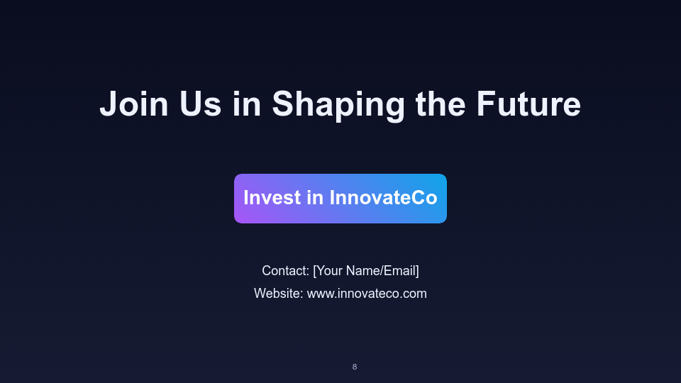 Strategic Seed Stage Funding Pitch