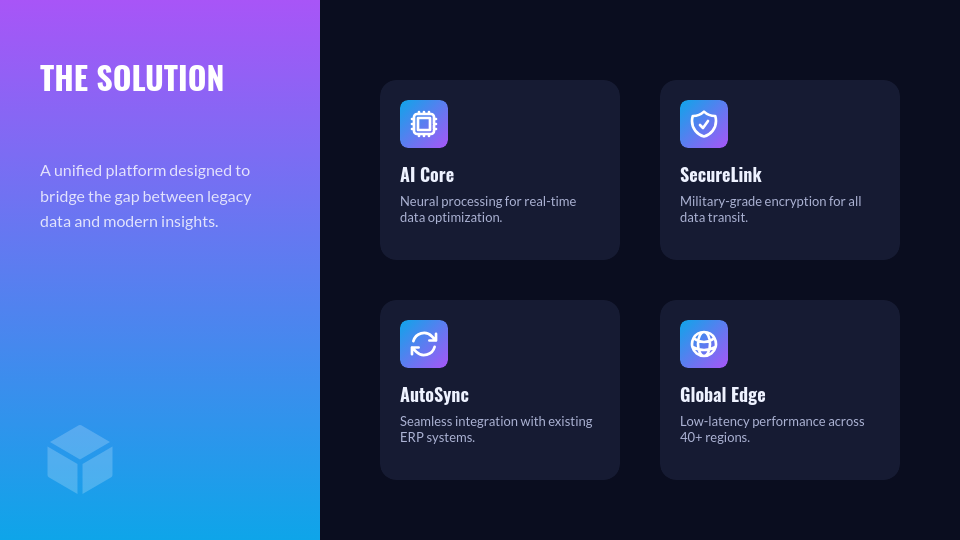 Strategic Venture Capital Funding Deck