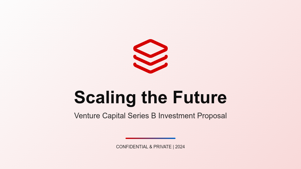 Series A Venture Capital Funding Pitch