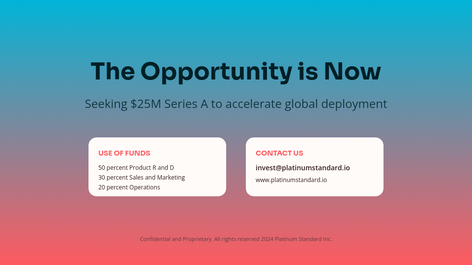 Venture Capital Growth Pitch Deck