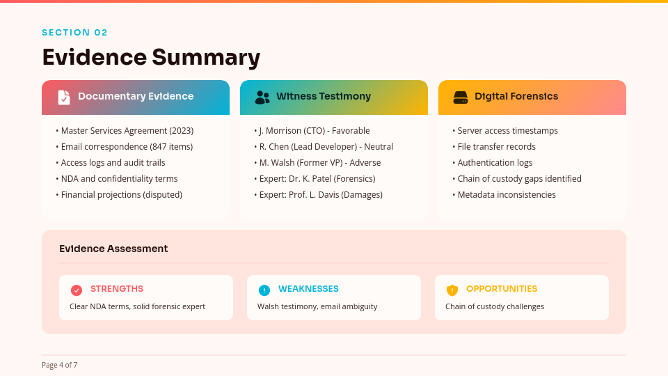 Corporate Legal Strategy Briefing