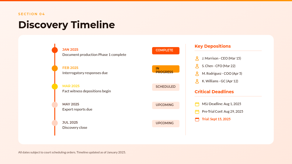Corporate Litigation Strategy