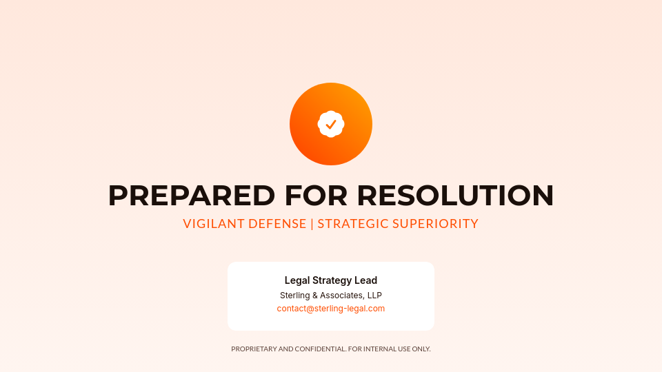 Comprehensive Litigation Strategy Deck