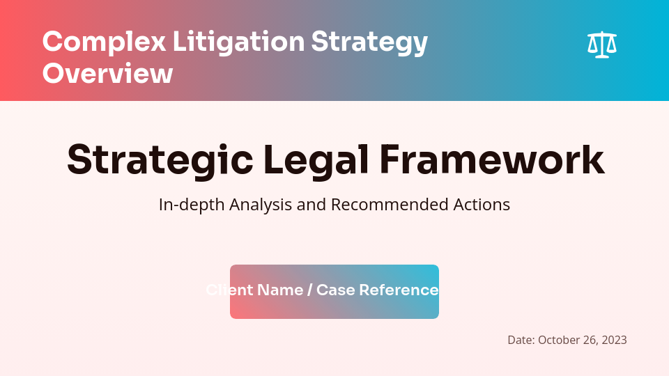 Corporate Litigation Case Briefing