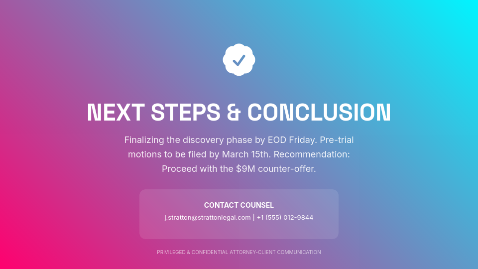 Strategic Case Analysis and Litigation Brief