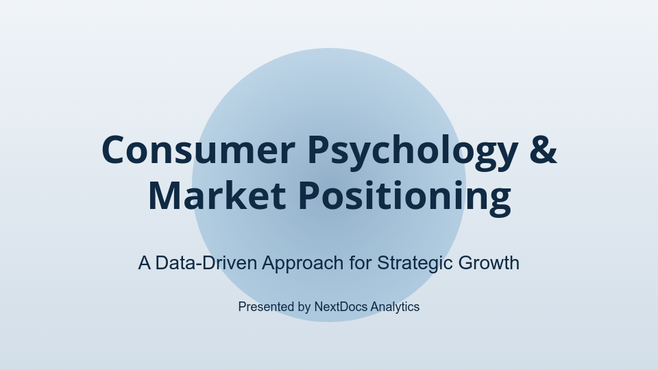 Target Audience Behavioral Insights