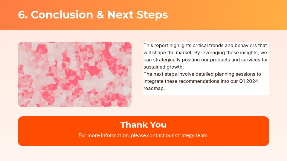 Consumer Behavior and Competitive Insights