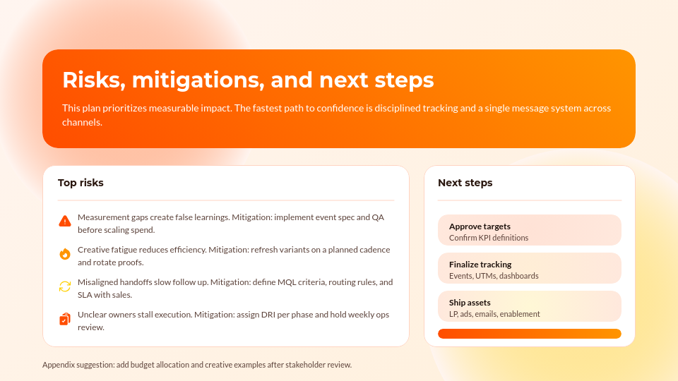 Marketing Strategy & Growth Roadmap