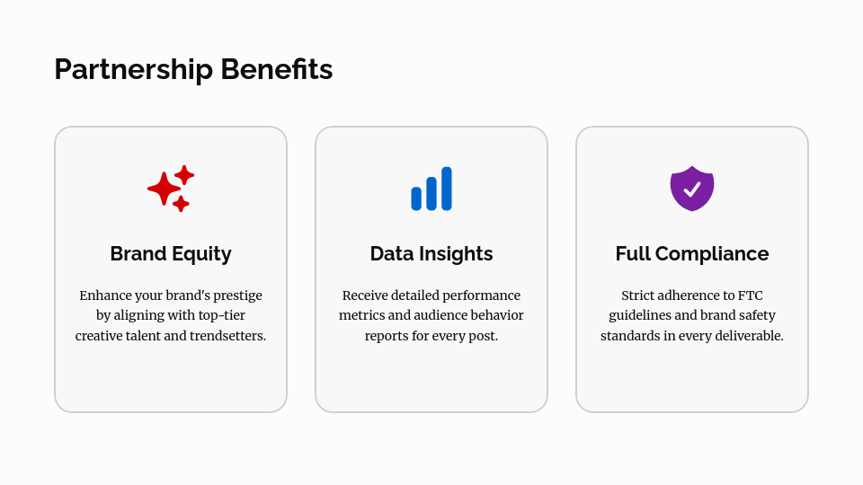 Influencer Partnership Growth Proposal