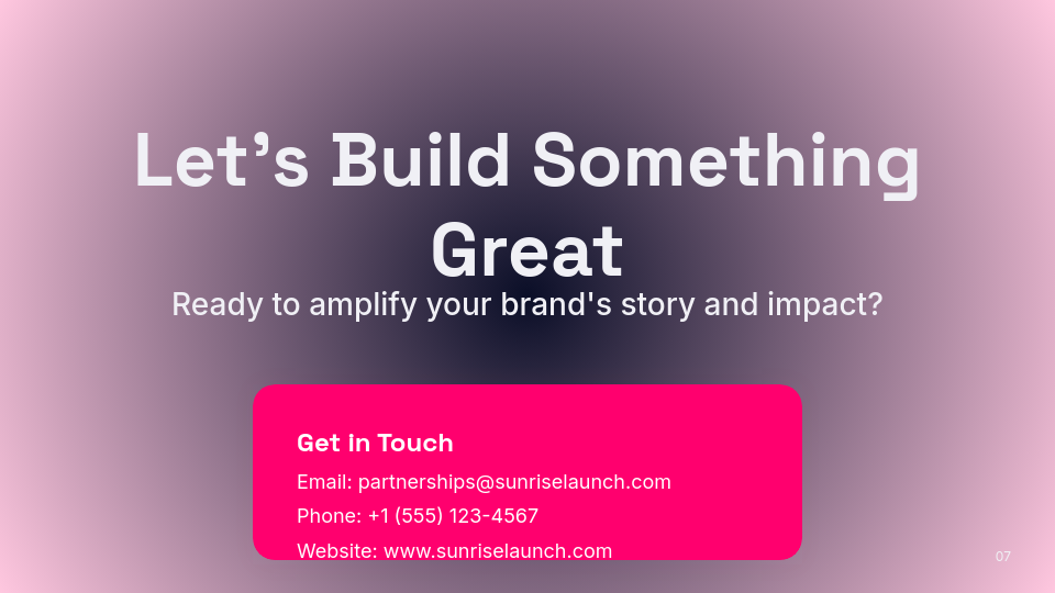 Strategic Influencer Partnership Proposal