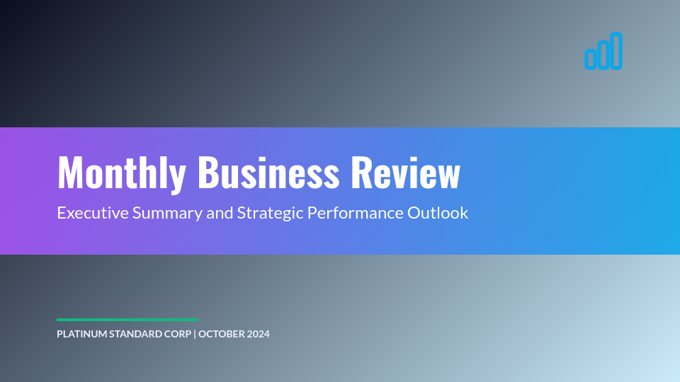 Monthly Business Performance & Strategy Review