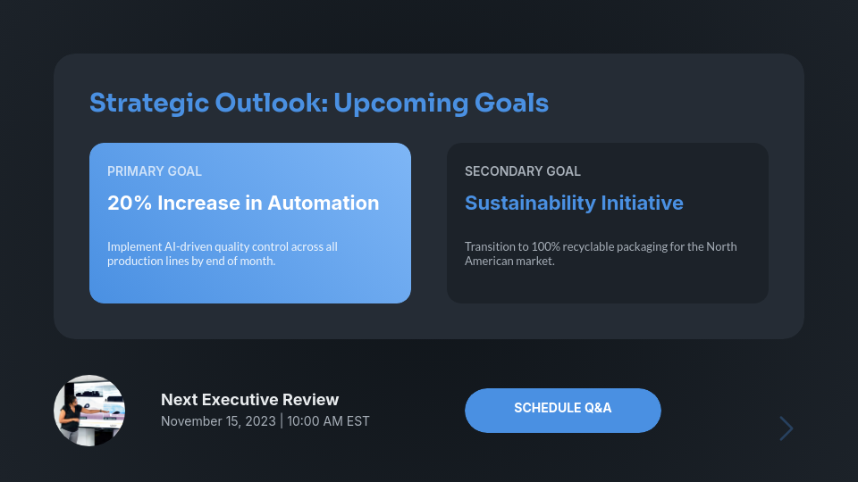 Strategic Monthly Operations & KPI Review