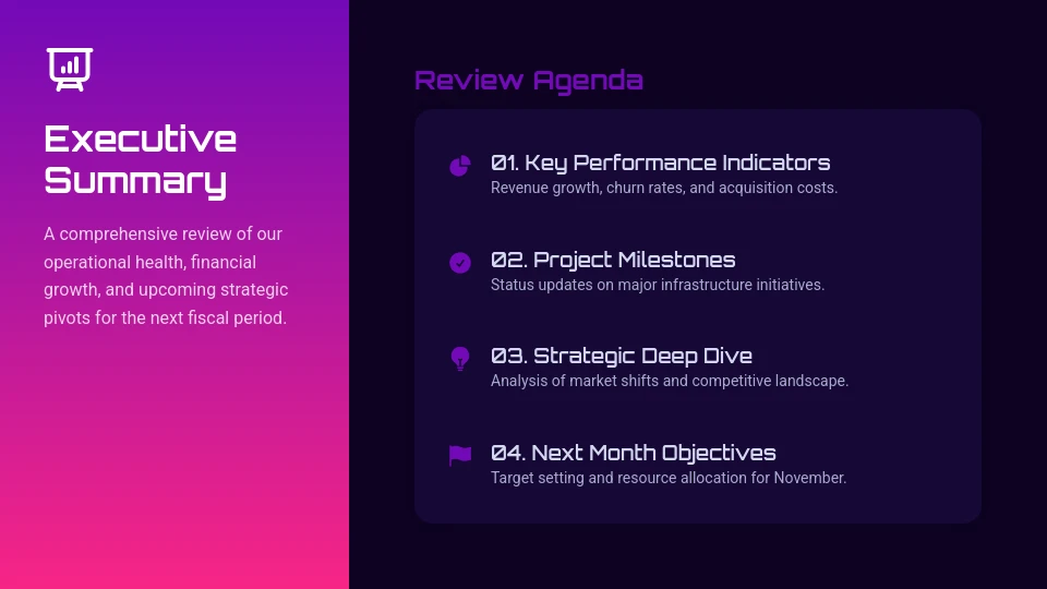 Strategic Monthly Operations Update