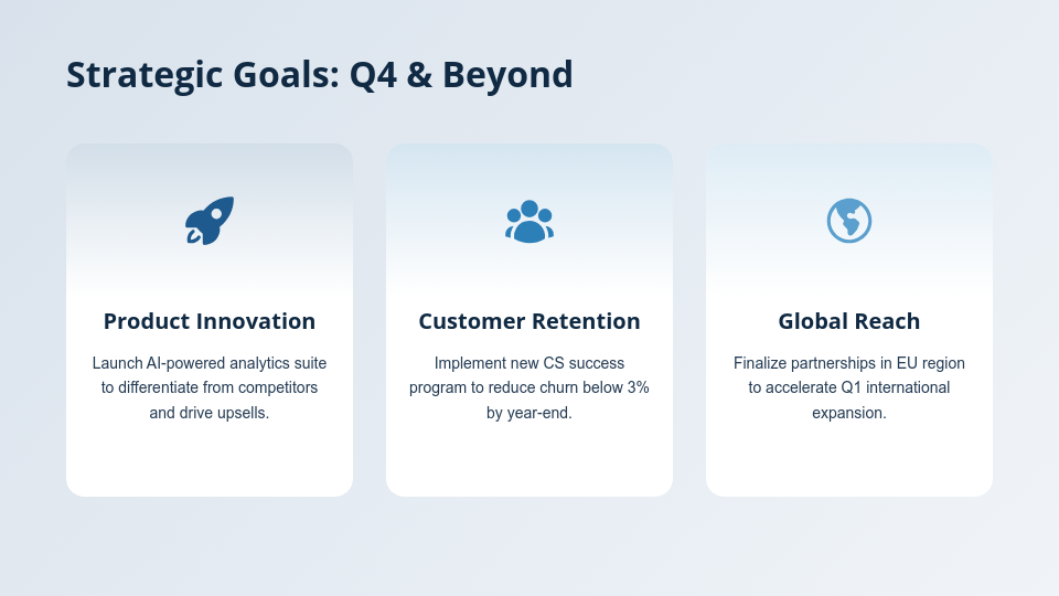 Monthly Strategic Growth Review
