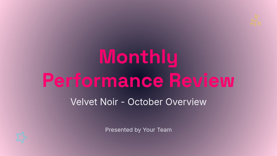 Monthly Milestone & KPI Tracker