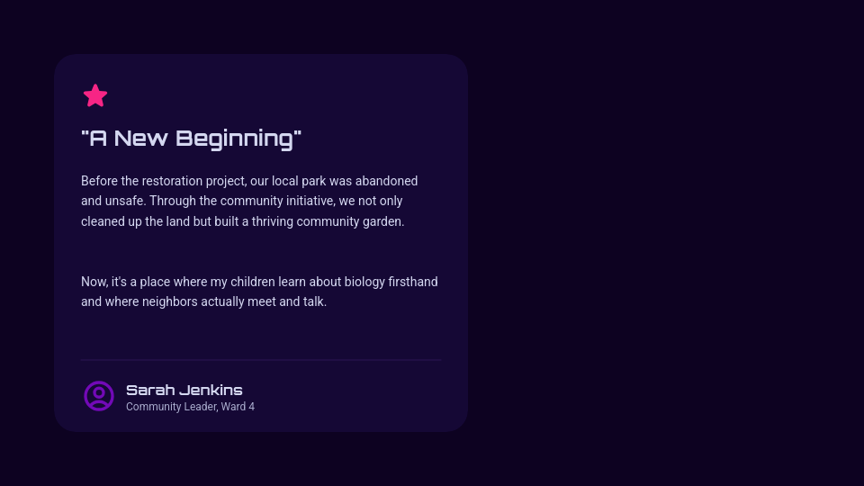 Annual Impact Report and Community Vision