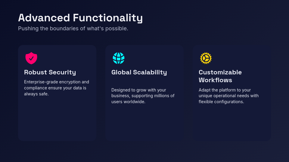 Modern Product Launch and Feature Overview